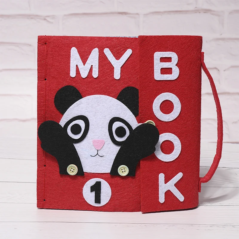 Non-Woven Felt Fabric Sewing DIY Handmade Cloth First Books Children Early Learning Teching Toys Gift For Kids Paste Education