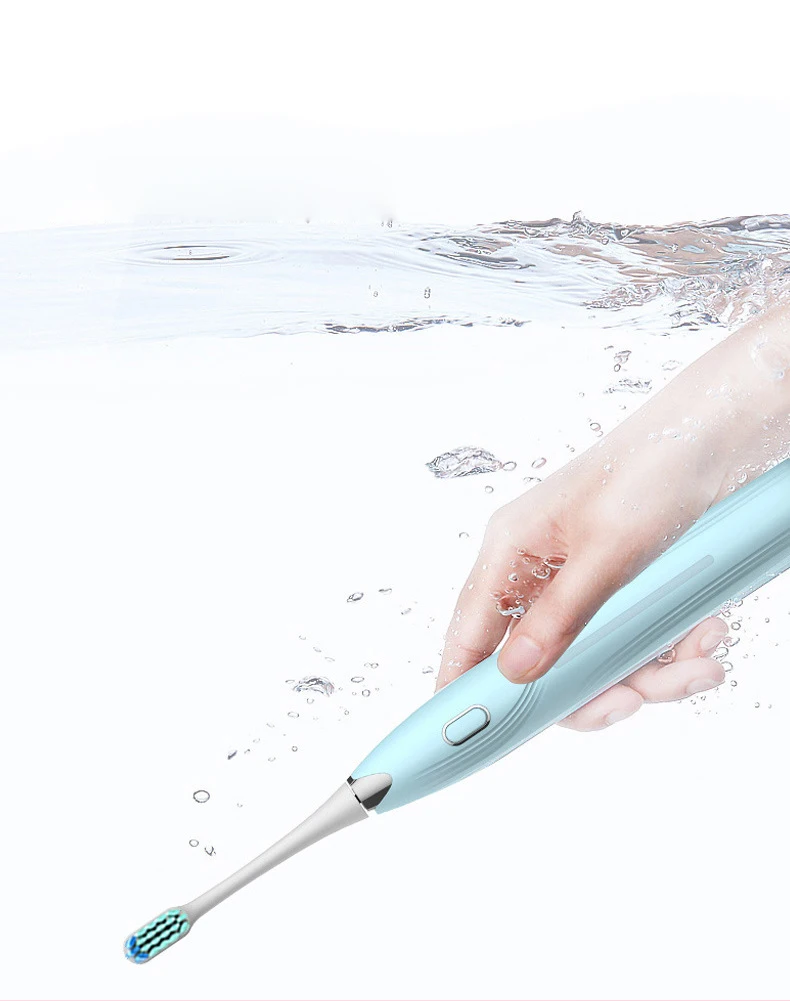 Electric toothbrush/adult/Intelligent maglev /5 gear/Student party/acoustic wave/charging/soft fur waterproof/black