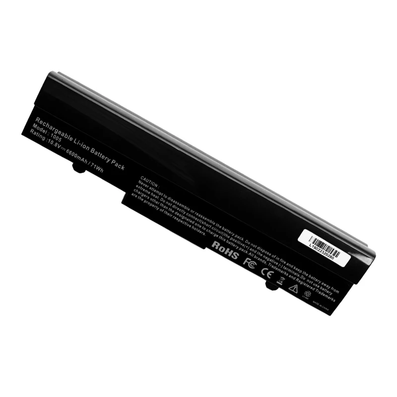 11.1V 6600mAh Laptop Battery for Asus Eee PC 1001PX 1001PQ 1001HA 1005P 1005 1005HA AL31-1005 AL32-1005 ML32-1005 PL32-1005