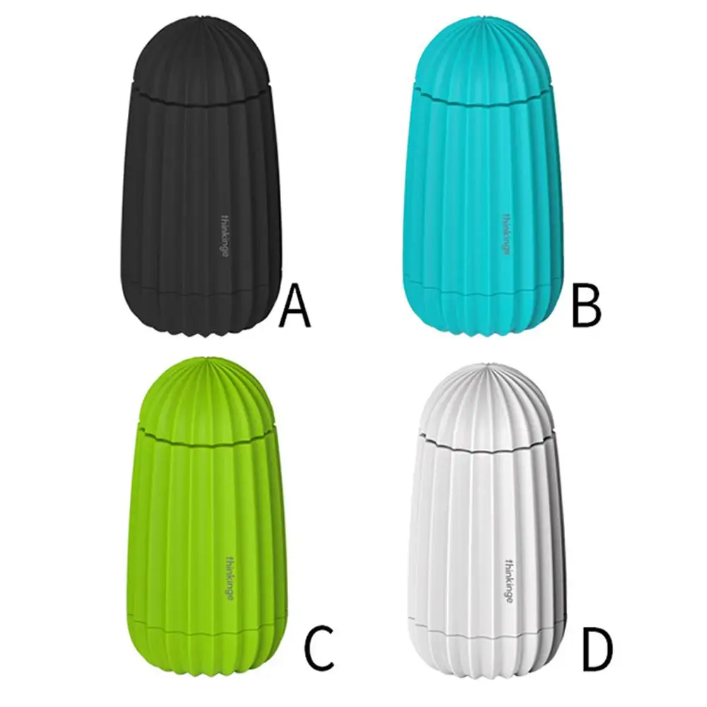 Plastic Cactus Toothpick Box Press-type Large Capacity Toothpick Holder Cotton Swab Storage Box Decorative For Home Living Room view 2