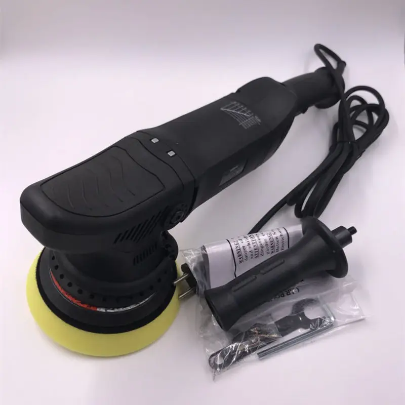 1150W car beauty polishing machine sealing glaze waxing linear centrifugal vibration polishing machine 15MM eccentric