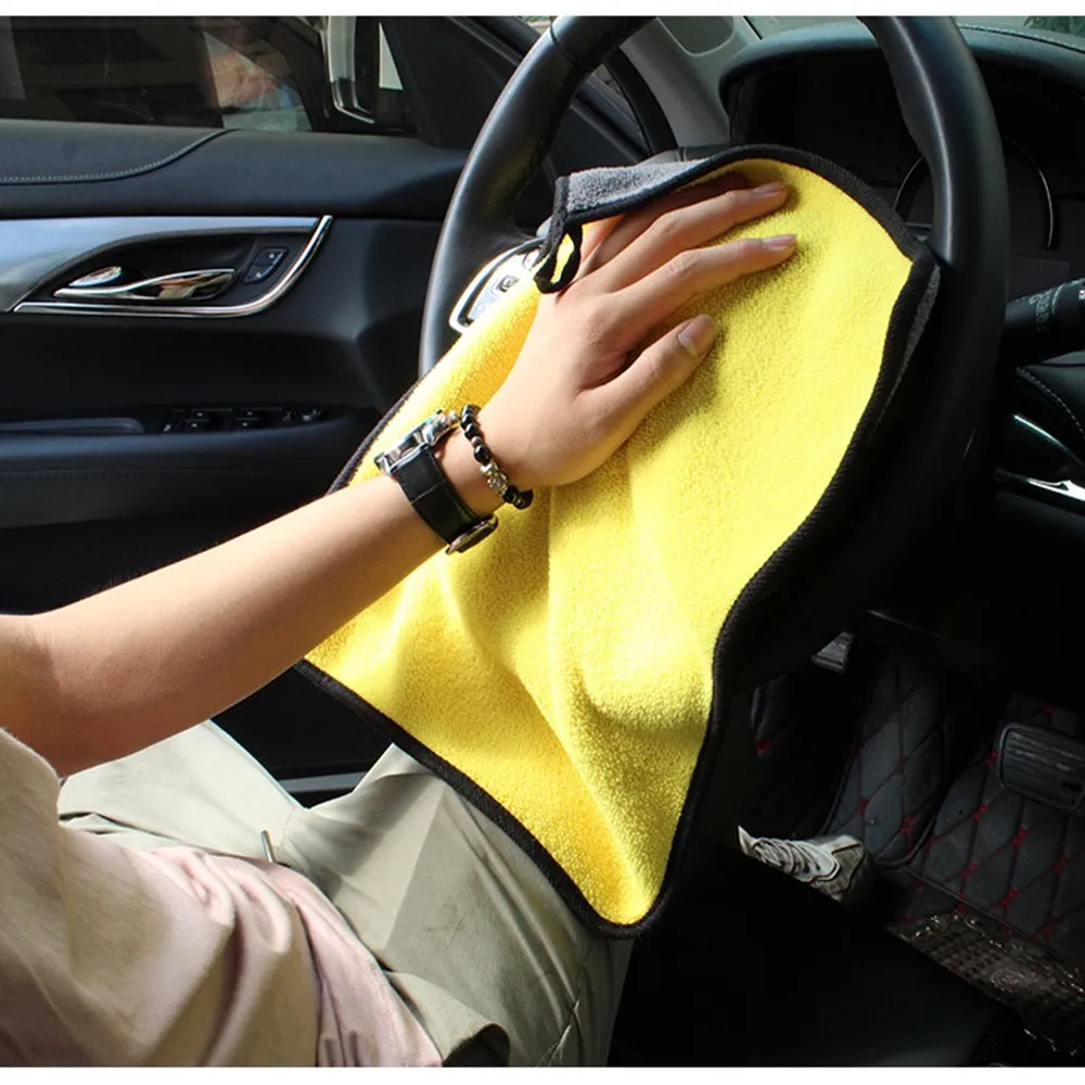 

Car Wash Microfiber Towel Car Cleaning Drying Cloth Hemming Car Care Cloth Detailing Car Wash Towel For Audi Nissan Mazda Jeep