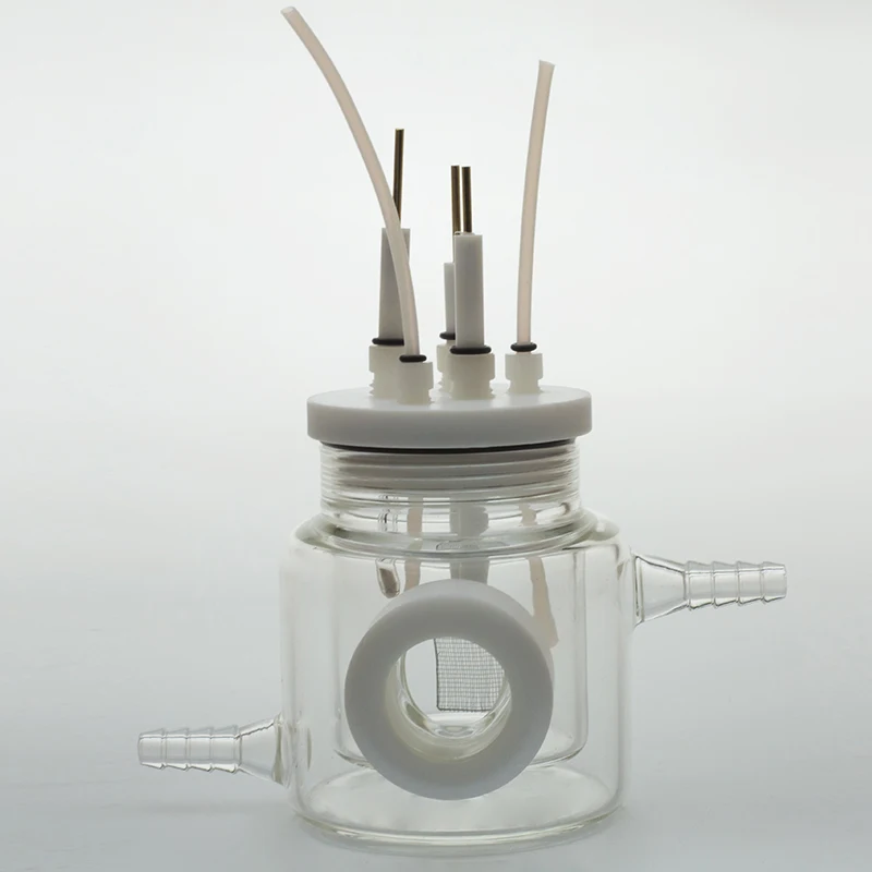 Célula de Reação Química Fotoelétrica do Reator do Dispositivo de Teste Eletrolítico do Banho de Água Quente Controlável da Janela de Quartzo