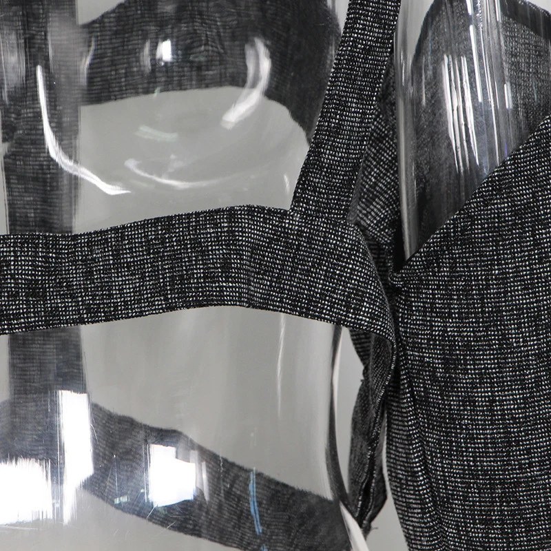 ECRURANI Cut Out Black Women's Blouse Lapel Long Sleeve Casual Patchwork Solid Short Shirts For Female 2022 Fashion New Clothing