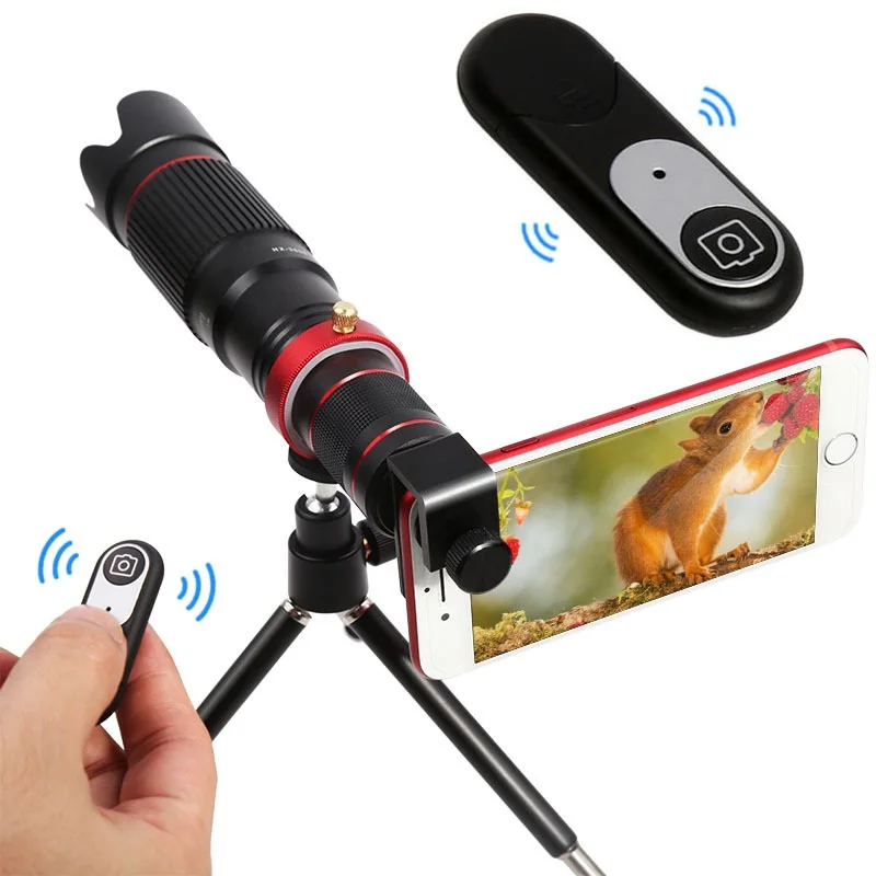 HD 4K 36x Telescope Camera Zoom Optical Cellphone Telephoto Lens For iphone Samsung Xiaomi Huawei Smartphone Mobile Phone Lenses