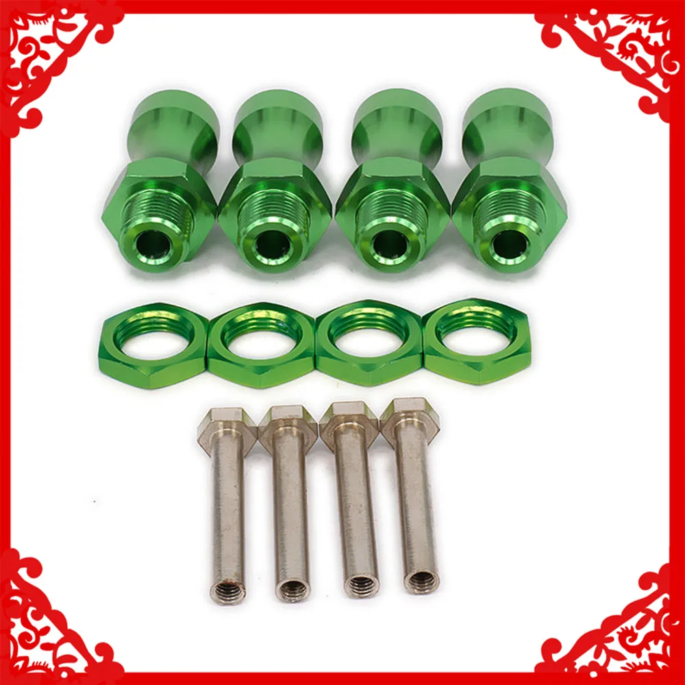 

M12 To M17 12mm To 17mm Wheel Hex Hub Adapter Conversion Adapter Extension 30mm For 1/10 RC Car Upgraded Hop-Up Parts HSP