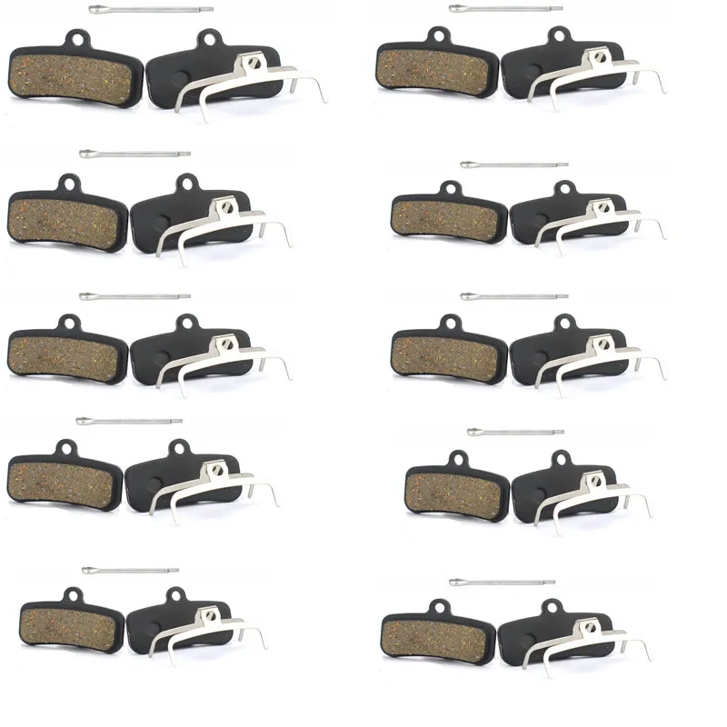 KMJG-013 10 Pairs Semi-Metal MTB Mountain Bike Bicycle Disc Brake Pad FOR SHIMANO Saint M810 M820 ZEE M640 H01 Parts Accessories