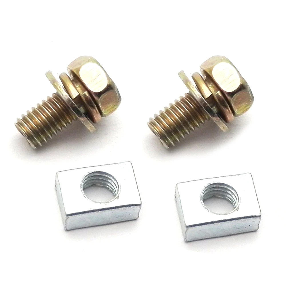 

2 Set Universal Motorcycle Bike Scooter ATV DIRT Battery Terminal Nut and Bolt Screws Kit M5x10mm Interior Accessories 4Ah 5Ah