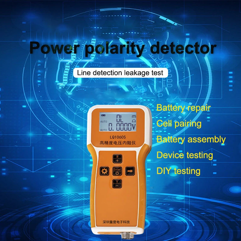 Imagem -03 - Lítio Bateria Tensão Resistência Interna Tester Medição de Alta Precisão Digital Battery Core Lq1060s 18650 100v