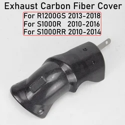Exhaust Muffler Carbon Fiber Protector Heat Shield Cover Guard Anti-Scalding Cover for S1000R S1000RR R1200GS