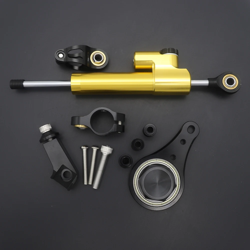 Artudatech Motorfiets Stuurdemper Stabilizer met Beugel Ondersteuning Voor Kawasaki ZX6R 636 2005 2006 Accessoires - afbeelding 1