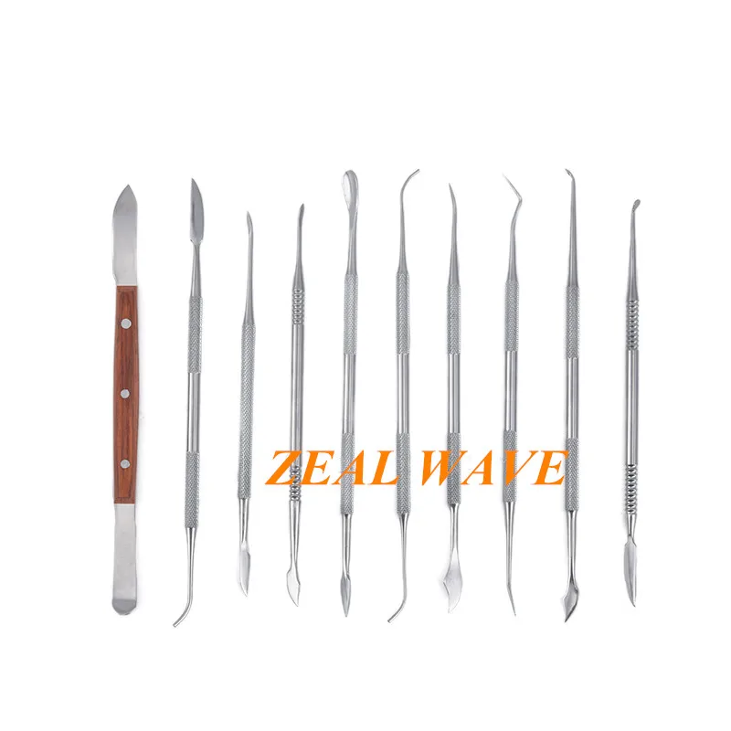 

Craftsman Wax Knife Kit Wax Type Carving Knife Wax Dropper Porcelain Porcelain Dental Wax Knife Ten-Piece Set