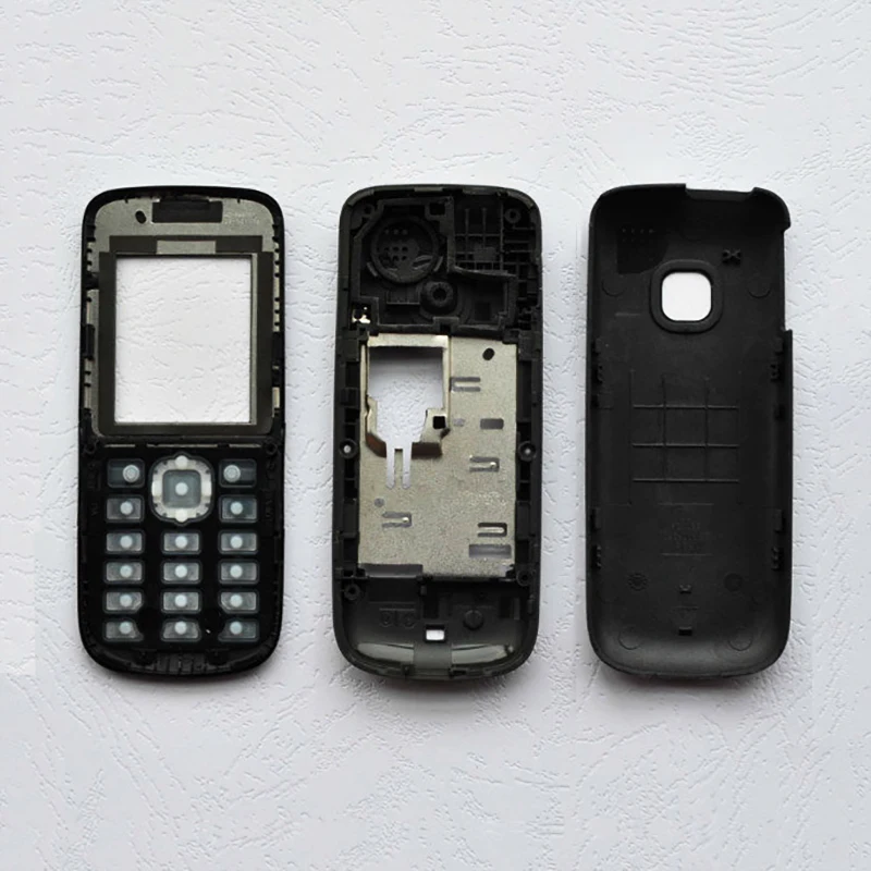 New Full Hosing For Nokia C1-01 Back Cover+Middle Frame+Front Frame+Keypad With Logo