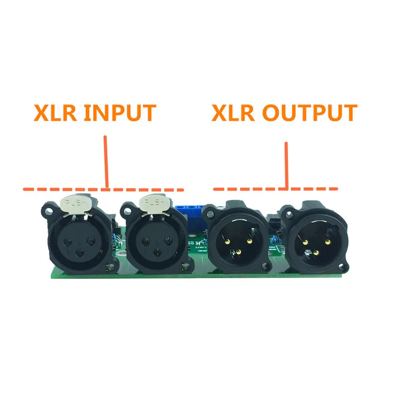 DIY Balanced preamp Board Unbalanced to balanced RCA to XLR for HIFI preamplifier AUDIO free shipping