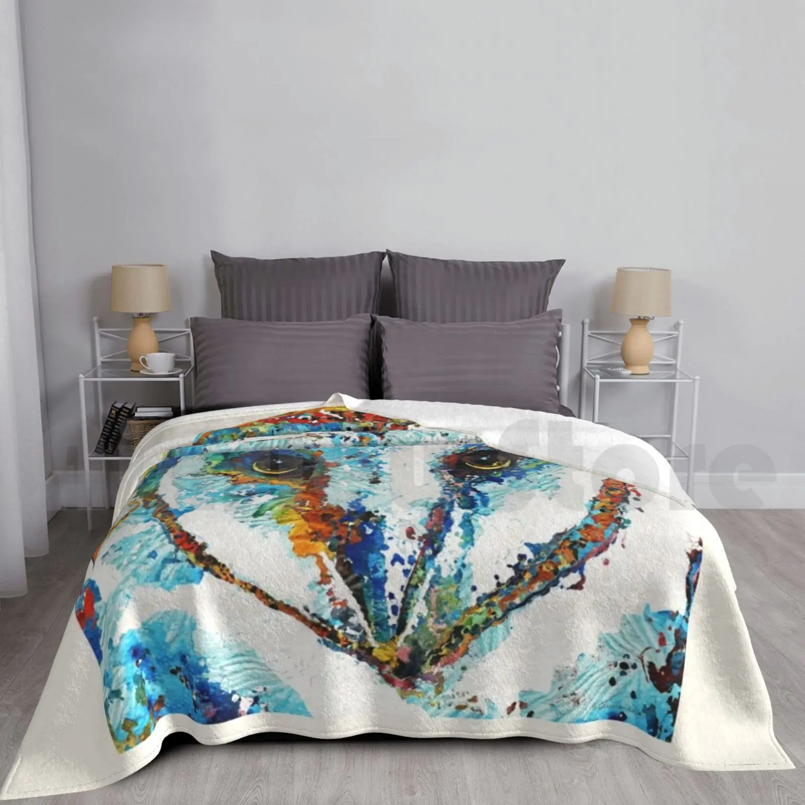 Colorful Barn Owl A…