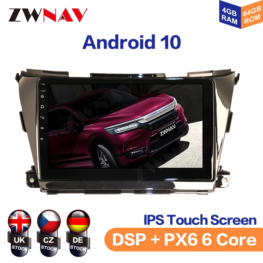 Android 10 IPS Screen For Nissan Murano 2015 2016 - 2020 Screen Car Multimedia Player Navigation Audio Radio Stereo Head Unit