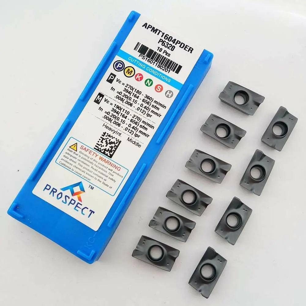 10PCS CNC APMT1604PDER P6320 카바이드 인서트 터닝 인서트 세라믹 인서트