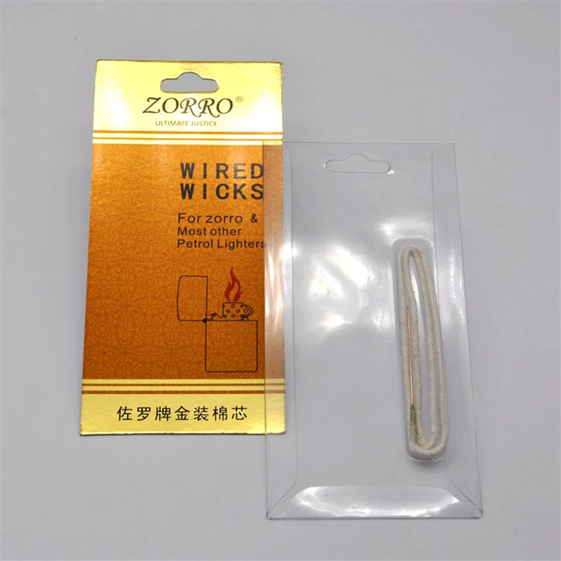 38cm Cotton Core Wicks With Metal Needle Replacement For Zippo Zorro Kerosene Lighter & Most Petrol Lighters DIY Repair Gadget