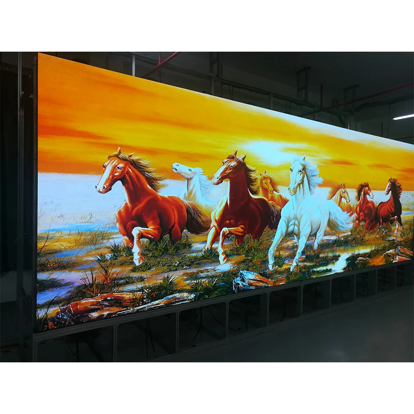 

P4.81 indoor rgb led display screen die cast aluminum 104*208dots cabinet rental, 104*208dots big led advertising video wall