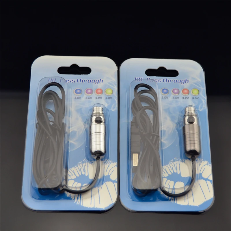 Mini ego usb vv passthrough bateria vape tensão variável carregador para ego 510 e-cigarro atomizador ecig evod mt3 ce4
