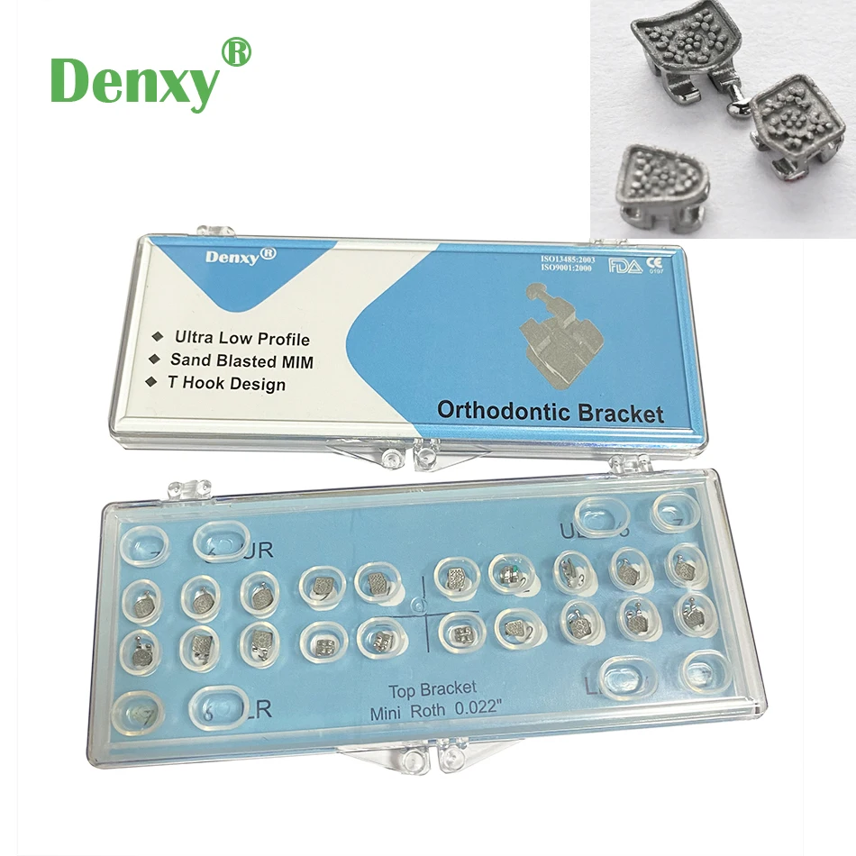 

Denxy 10sets DC Top quality Orthodontic Brackets Dental Orthodontic Brace mini ROTH brakcet dental clinic Orthodontic Brackets