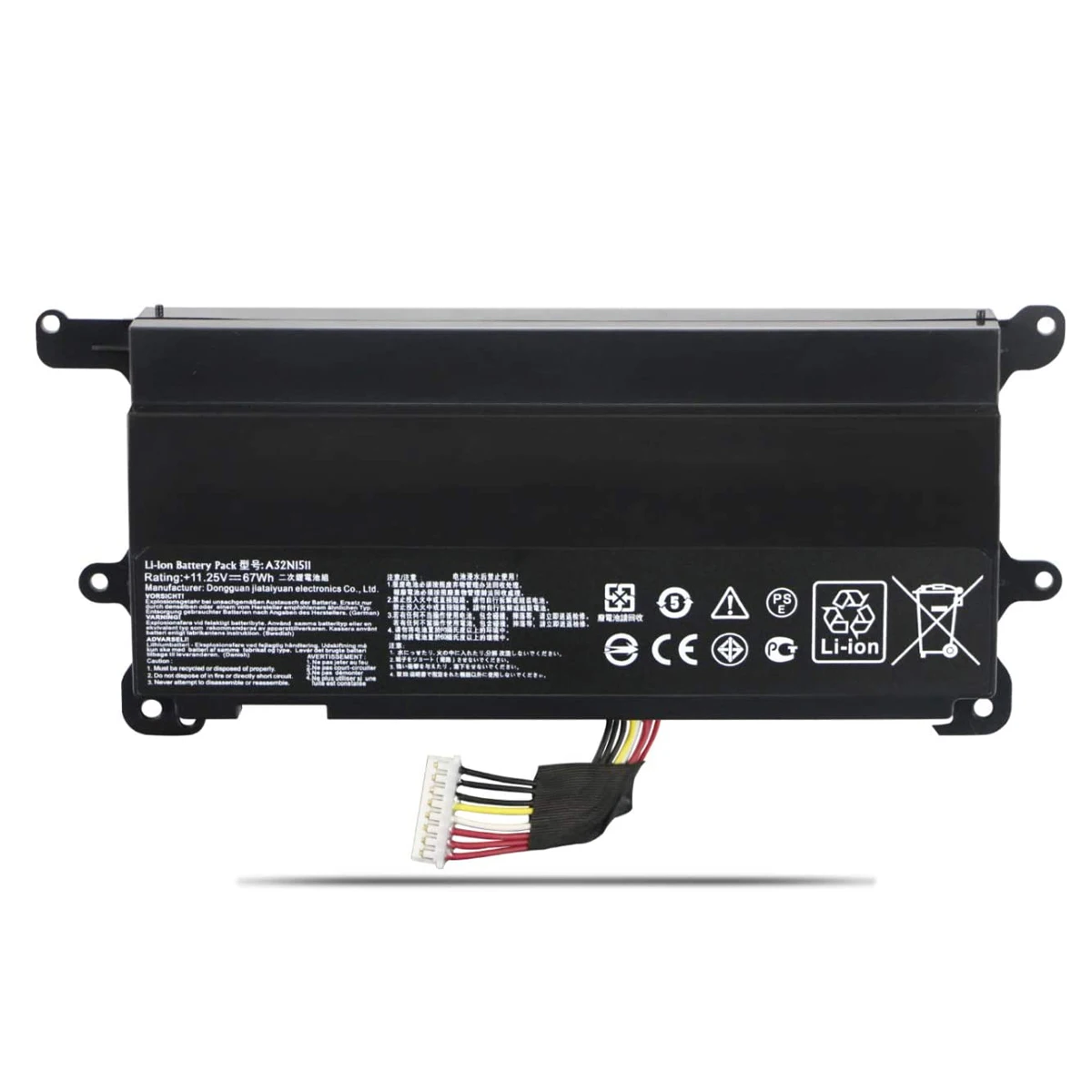 A32N1511 Laptop battery for Asus ROG G752 V G752VT/VM/VL-1A 2A G752VY/VS GFX72J  BHI7N32 DH71 G752VM-GC034D Series 11.25V 67WH