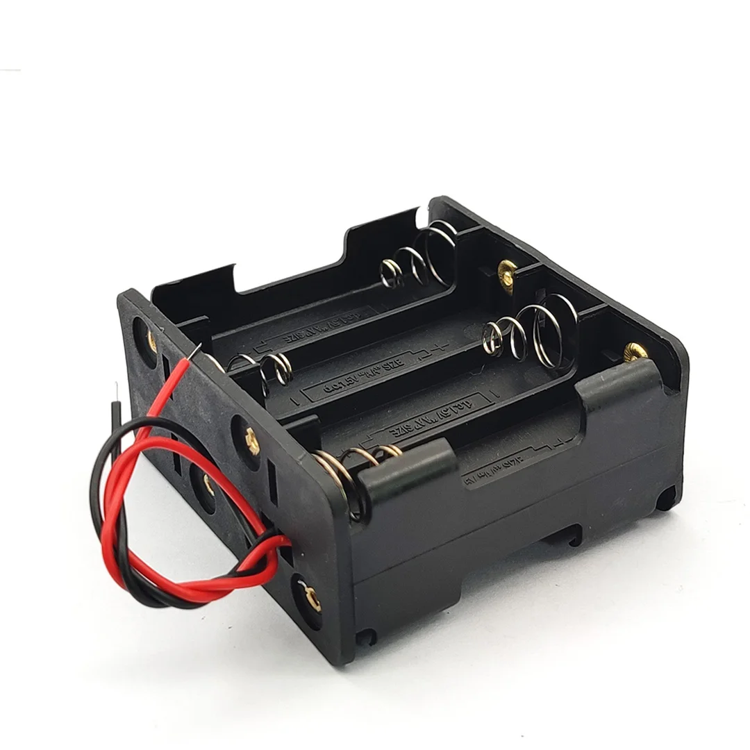 Boîte de rangement pour piles 8 x AA, 12V, 8 x AA 24.com, avec ligne