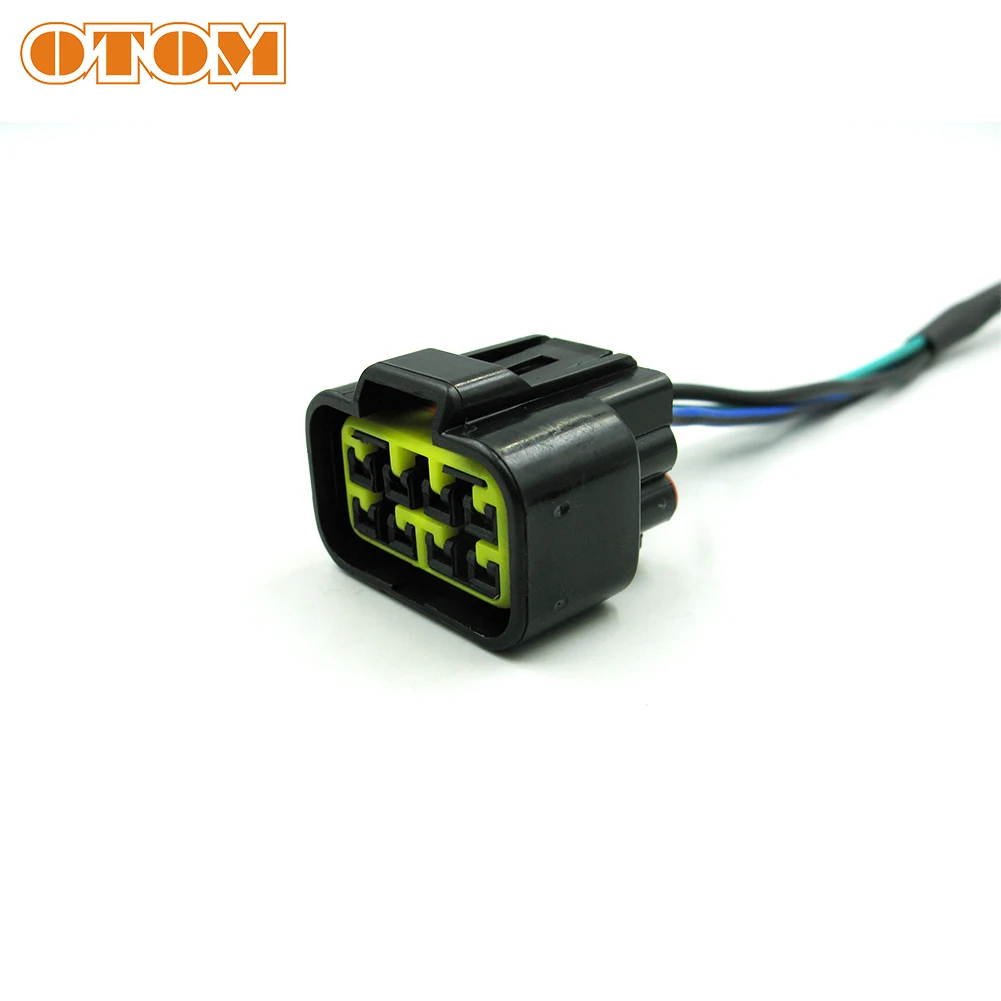 OTOM Motorcycle Accessories Engine 8 Pin Ignition Connector Igniter Plug Waterproof For ZONGSHEN NC250 NC450 Engine Parts