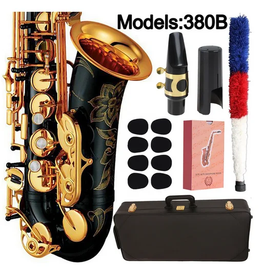 

MFC Saxophone Alto 380 Professional Alto Sax Custom 380 Series High Saxophone Black Lacquer With Mouthpiece Reeds Neck Case