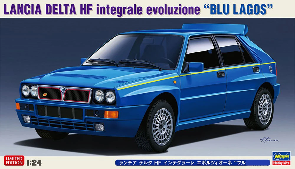 1/24 Hasegawa Plastic Assembled Car Model Toy Lancia Delta HF Integrale Evo Static Model DIY Assembly Kit #20481