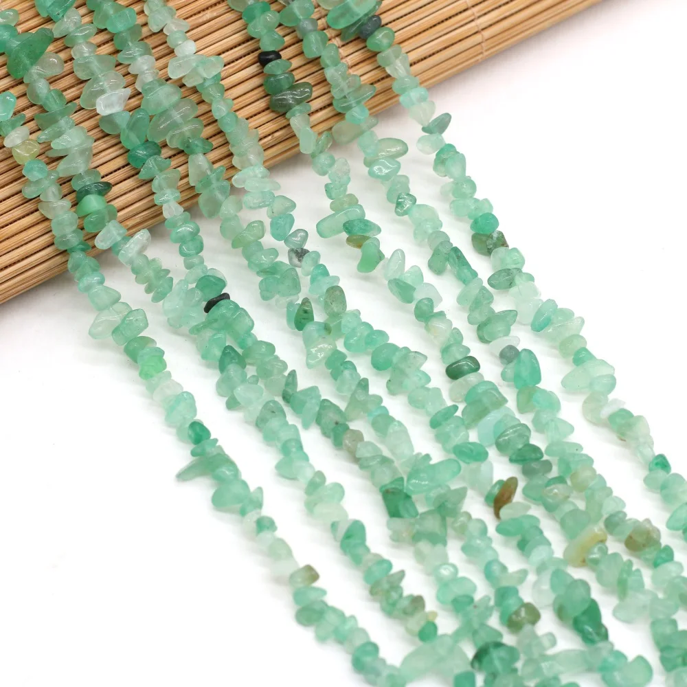 Natural Stone Crystal Beads Lapis lazuli Malachite Gravel Stone Chip Bead for Jewelry Making DIY Necklace Bracelet Accessories