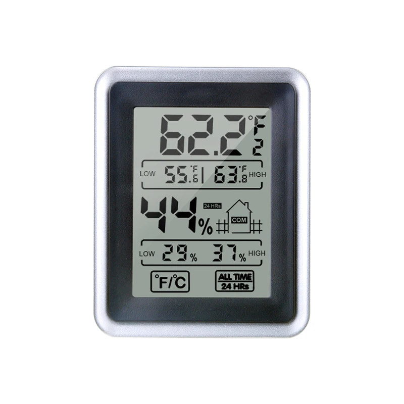 جديد صغير LCD ميزان الحرارة الرقمي الرطوبة درجة الحرارة في الأماكن المغلقة مريحة استشعار درجة الحرارة مقياس الرطوبة أدوات قياس