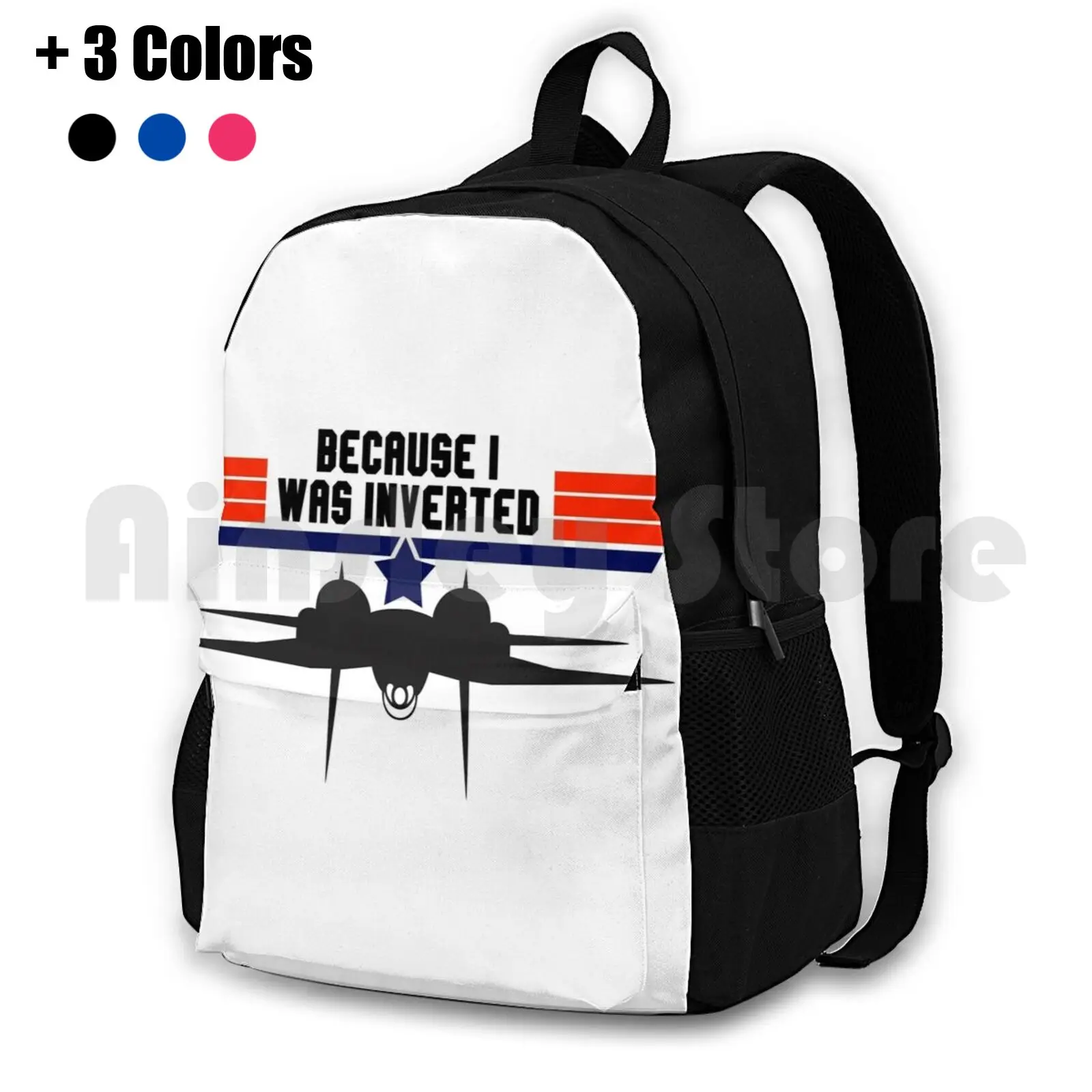 Outdoor Hiking Backpack Waterproof Camping Travel F14 Tomcat 80s 80s Movies