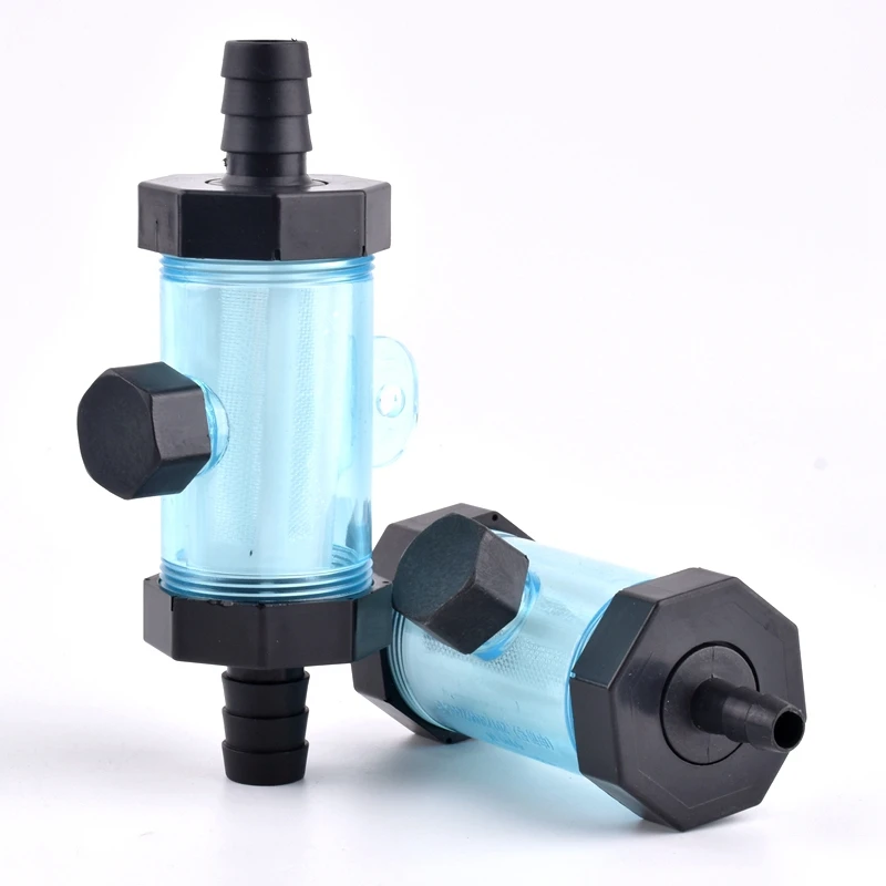 1pc 8mm~25mm Water Hose Filter Garden Irrigation Fittings Sprayer Aquarium Fish Tank Soft Water Pipe Filter Cup Car Brake Filter