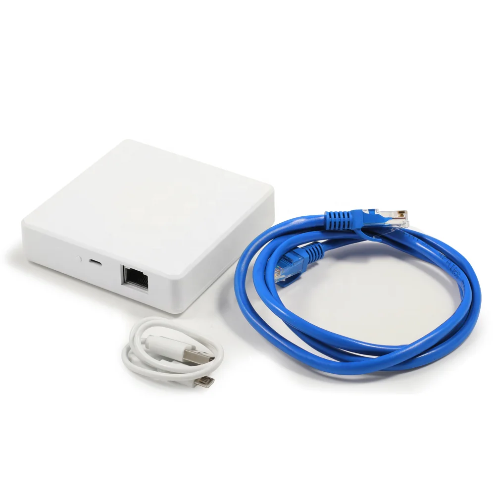 1Pcs Smart Home Zigbee Gateway  Tuya Intelligent 2.4G WiFi Alarm System Host Compatible PIR Motion Detector Door Contact Sensor