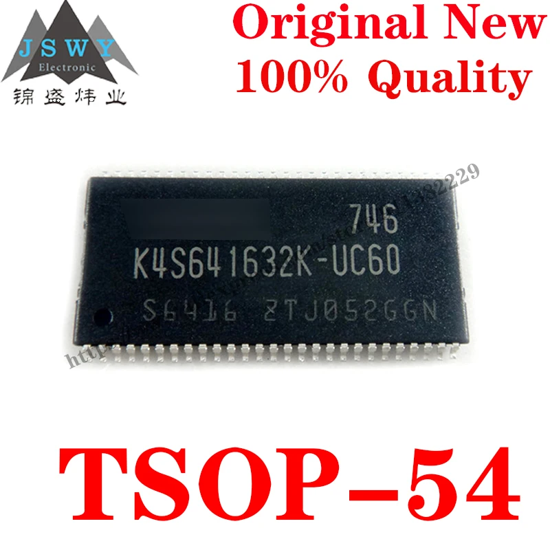 

10~100 PCS K4S641632K-UC60 TSOP-54 Semiconductor Memory 46M Memory Chip IC Chip with for module arduino Free Shipping K4S641632K