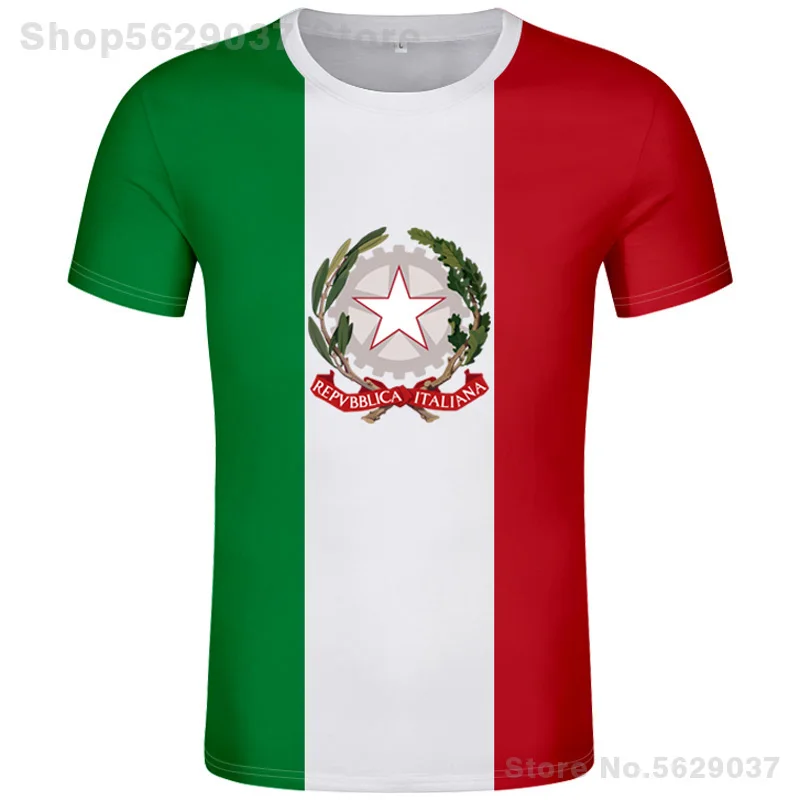 Italy T Shirt Diy Free Custom Made Name Number Ita T-Shirt Nation Flag It Italian Country Italia College Print Logo Text Clothes