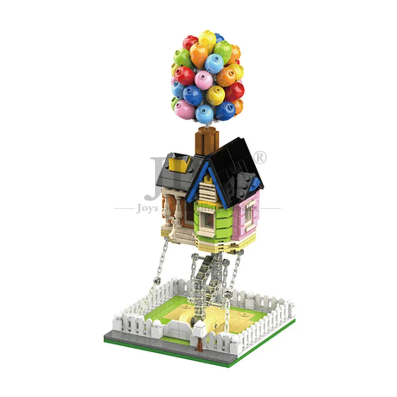 Moc Flying Balloon House Up 7025 sospensione a casa fai-da-te blocchi di mattoni City Street View compatibile con assemblaggi parte regalo