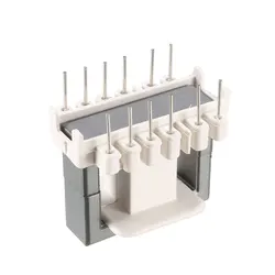 2Sets EE35 6 with 6pin Transformer Bobbin PC40 Ferrite Core Vertical 4 Ferrite Halves and 2 Bobbin For Monitor Electric Charger