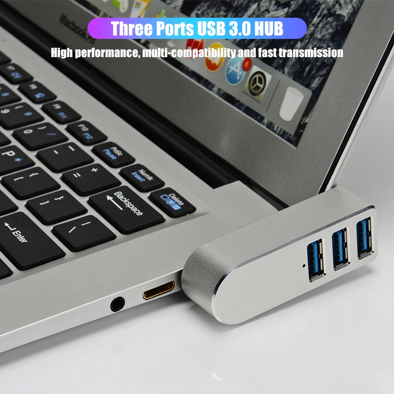 Splitter USB Hub USB 3.0 3 in 1 per adattatore portatile PC Computer Hub di ricarica USB Splitter per notebook per accessori Dell Lenovo HP