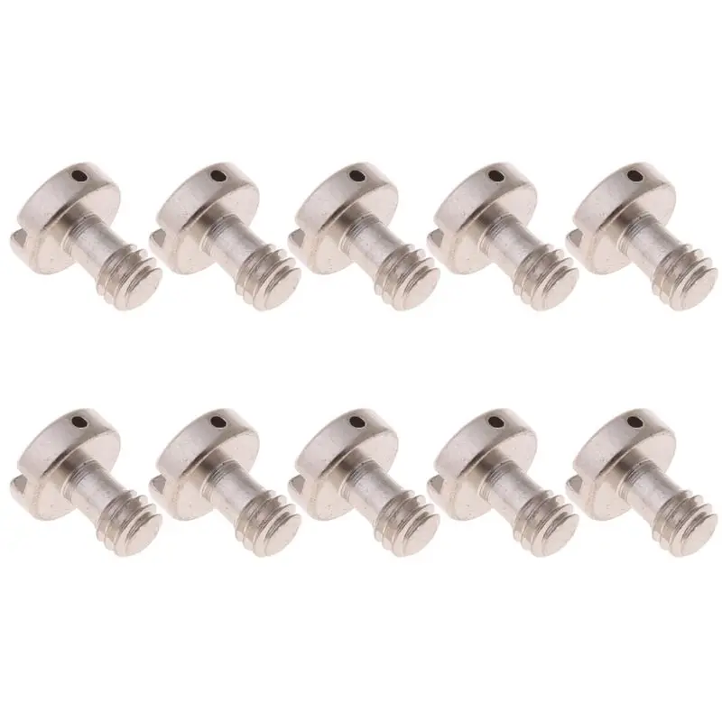 Dropship 10pcs 1/4 camera screw for quick release plate 1/4 inch Folding D-Ring Adapter Tripod Monopod Quick Release Plate