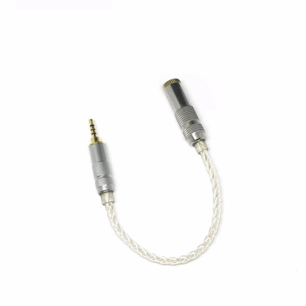 Thouliess-Cable adaptador de Audio para auriculares, adaptador de Audio estéreo de 2,5mm TRRS equilibrado a 3,5mm hembra para Astell & kern AK240 AK380 AK320