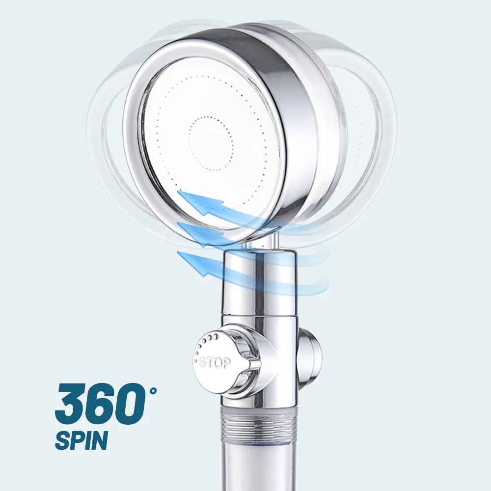 Zhang Ji New Style LED7 Color LED Shower Pressurization Handheld Shower High Pressure One Button Water Stop Button Shower Head