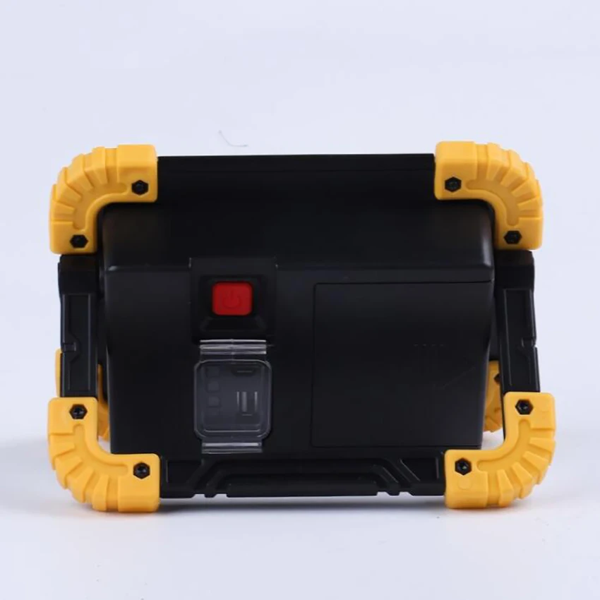 Luz LED de trabajo de 20W, luces de inundación COB portátiles con Cable USB, iluminación de sitio de trabajo impermeable para acampar al aire libre, senderismo, reparación de automóviles