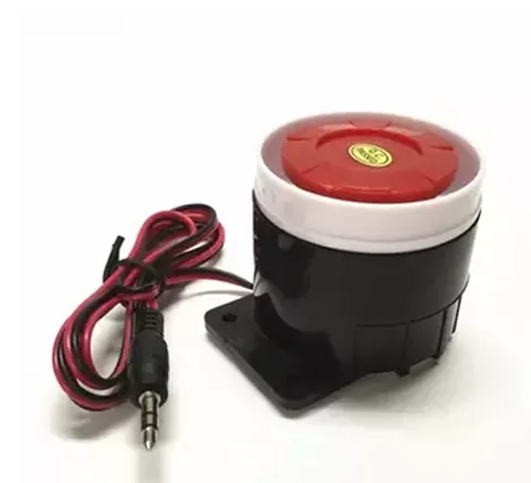 Alarma antirrobo con cable de 12V, sirena de tono alto, altavoz de Control de acceso antirrobo, 402