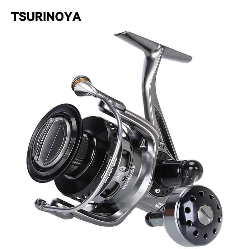 TSURINOYA Carp Fishing Reel BROWN BEAR 3000 4000 5000 6000 7000 9+1 12-20KG Full Metal Feeder Reel Saltwater Spinning Wheel