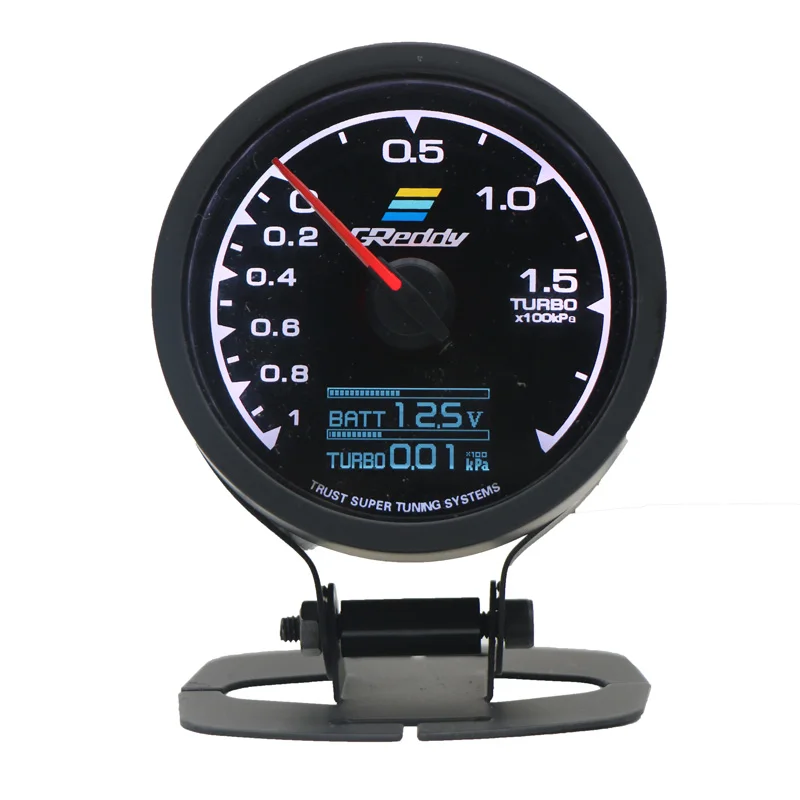 62mm GReddi  Water Temp Gauges LCD Digital Display Turbo Boost Oil Pressure Air Fuel Ratio Exhaust Fuel Volta Rpm Racing Meter