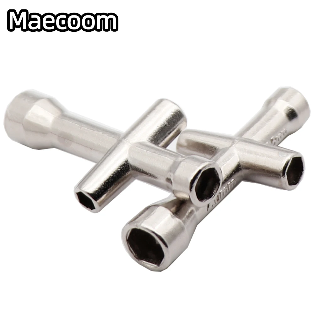 M2 M2.5 M3 M4 3D Printing Nozzles Wrench Screw Nut Hexagonal Cross Mini Wrench Spanner Maintenance Tool 4 Size