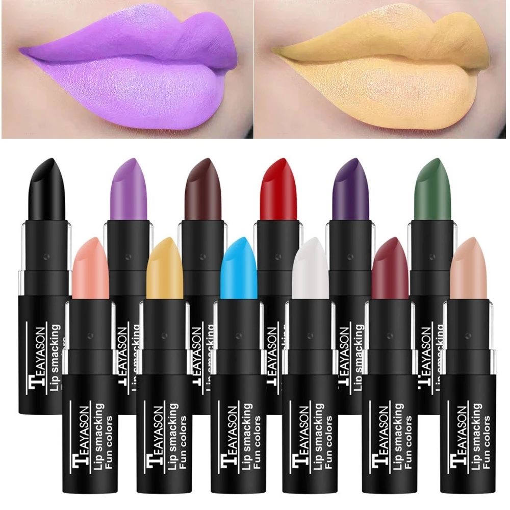 TEAYASON Hot Selling Matte Lipstick Pigmented Maquillaje Moist Lip Tint Easy to Wear Lipsticks Pen Makeup Sexy Lip Cosmetics