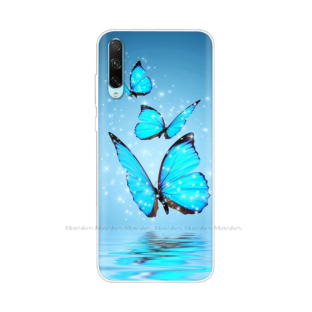 Honor 30i Case Silicone Flower Painted Soft Phone Cases For Honor 30i LRA-LX1 Honor30i Case Soft TPU Bumper on Honor 30 i Cover